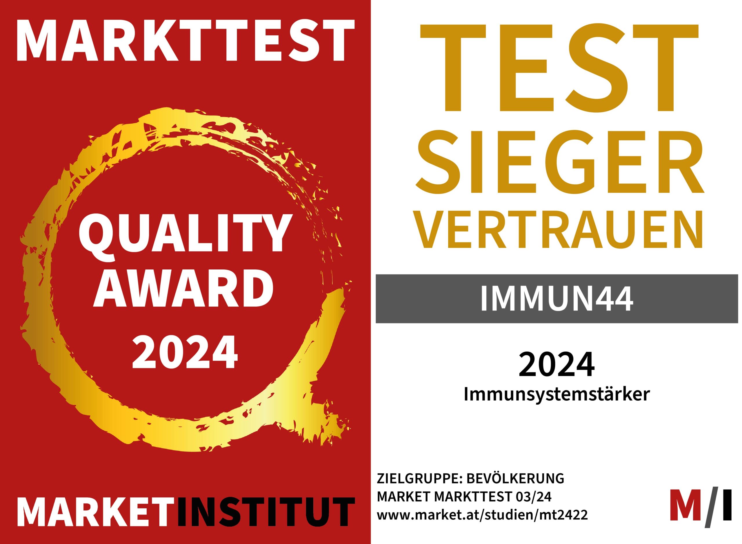 Market Test Plakette